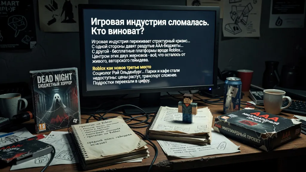 Игровая индустрия сломалась. Кто виноват?