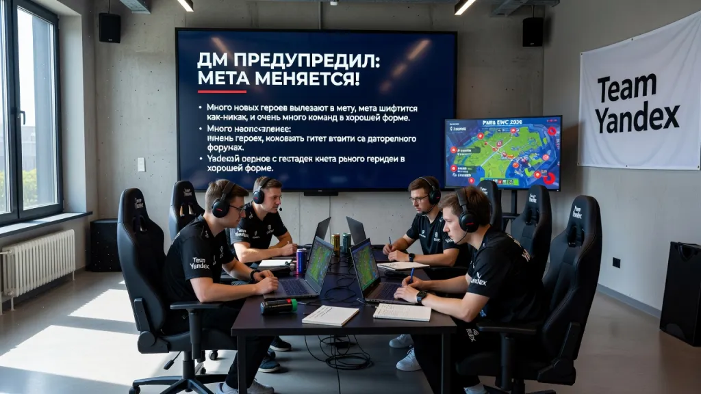 Team Yandex готовится к EWC. DM предупредил: мета меняется!